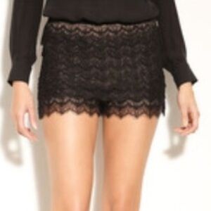 Haute Hippie Lace Shorts